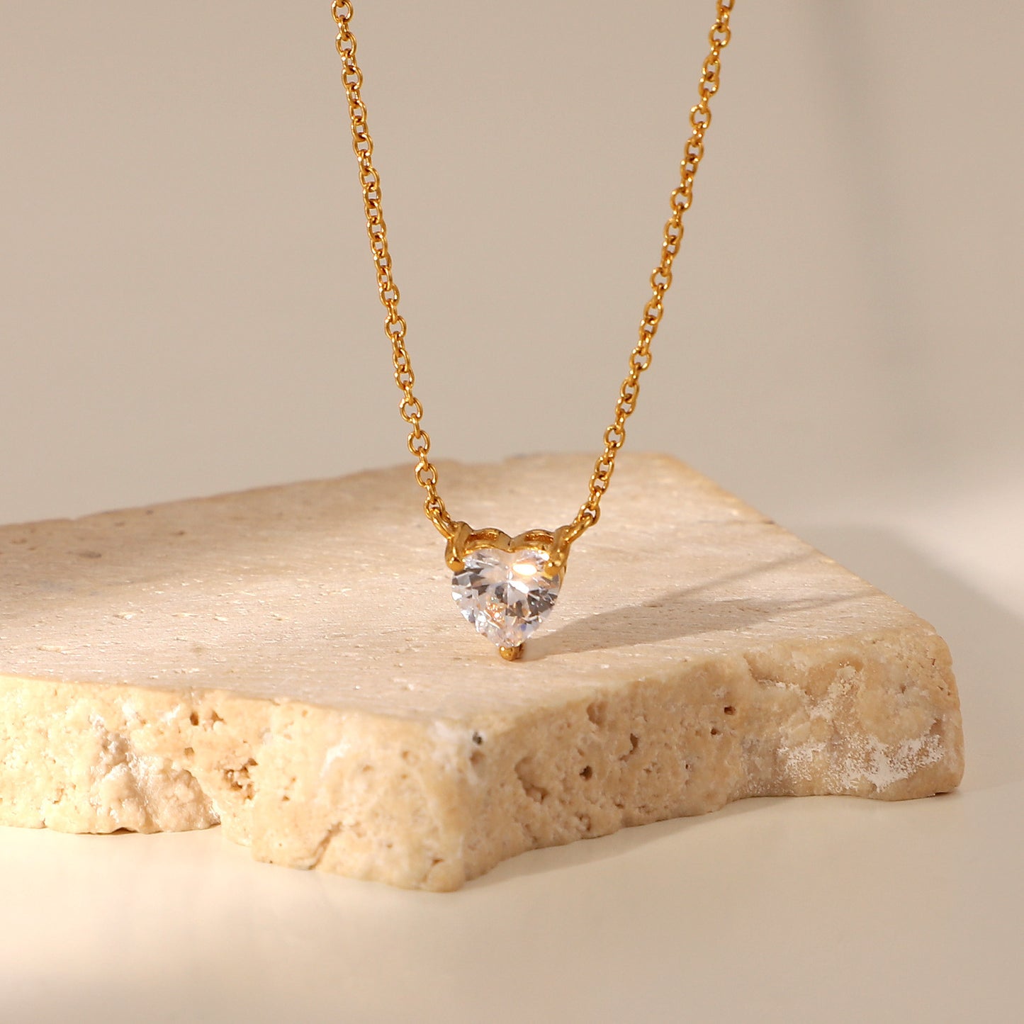 Fashion New 18K Gold Plated Stainless Steel Necklace