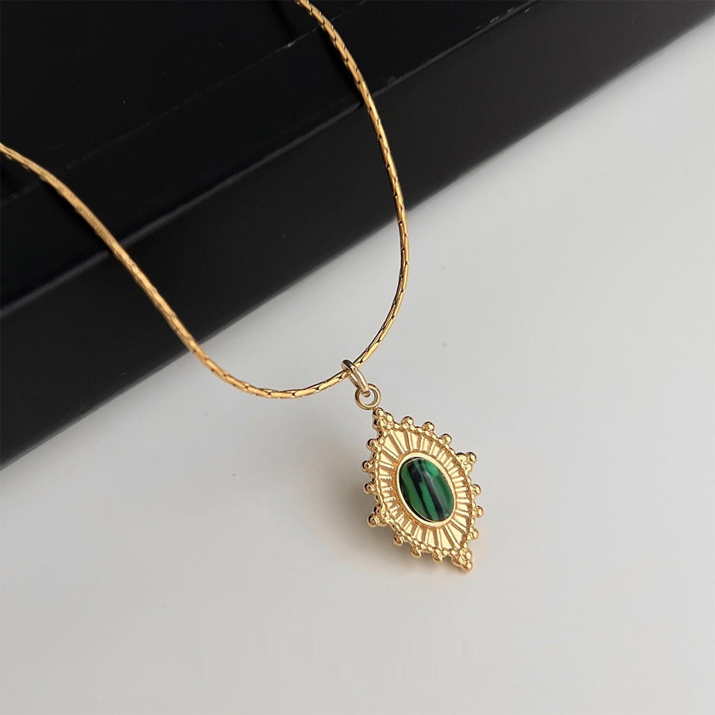 18K Gold Plated High Color Retention 304 Stainless Steel Necklace