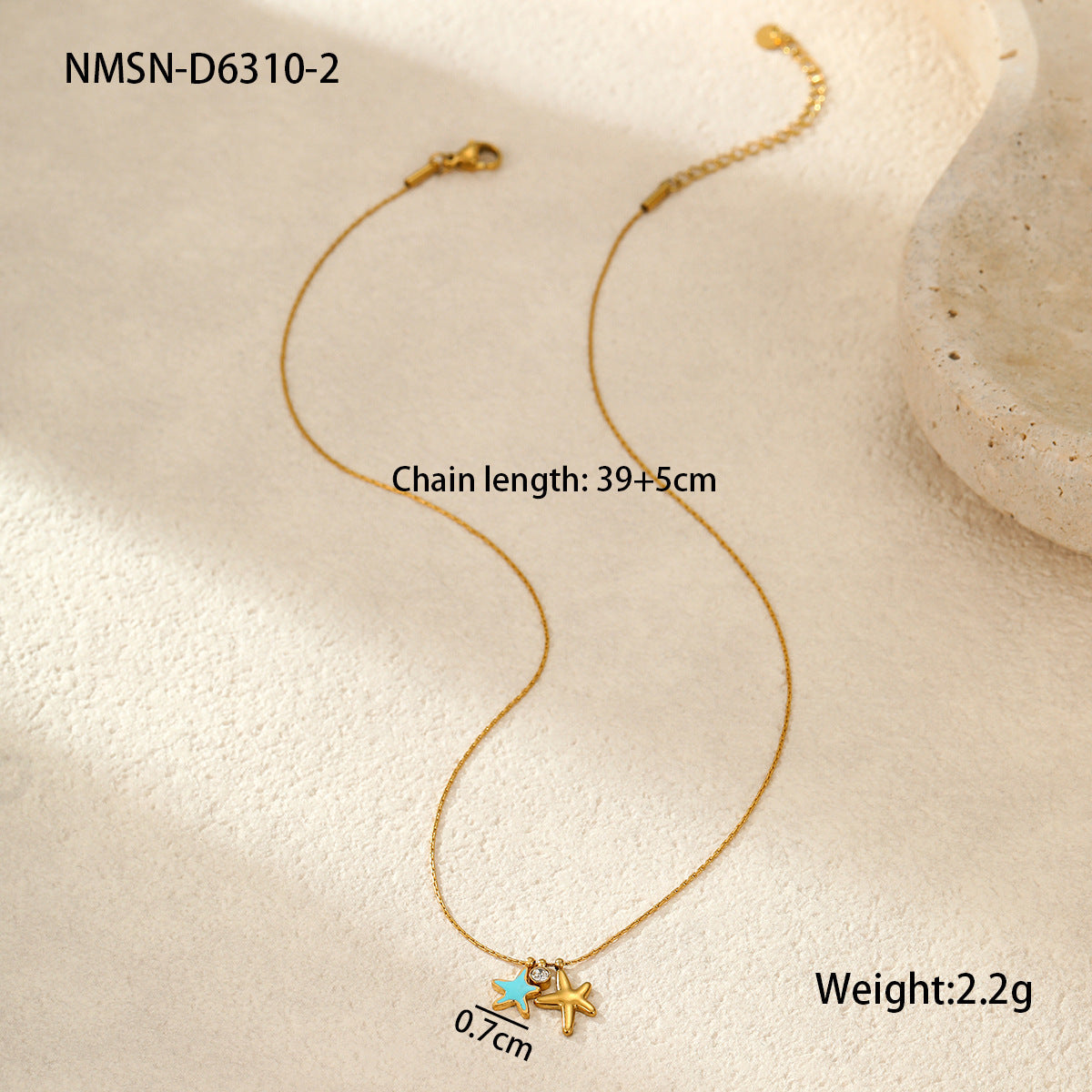 Shell Stainless Steel Necklace Clavicle Chain Jewelry