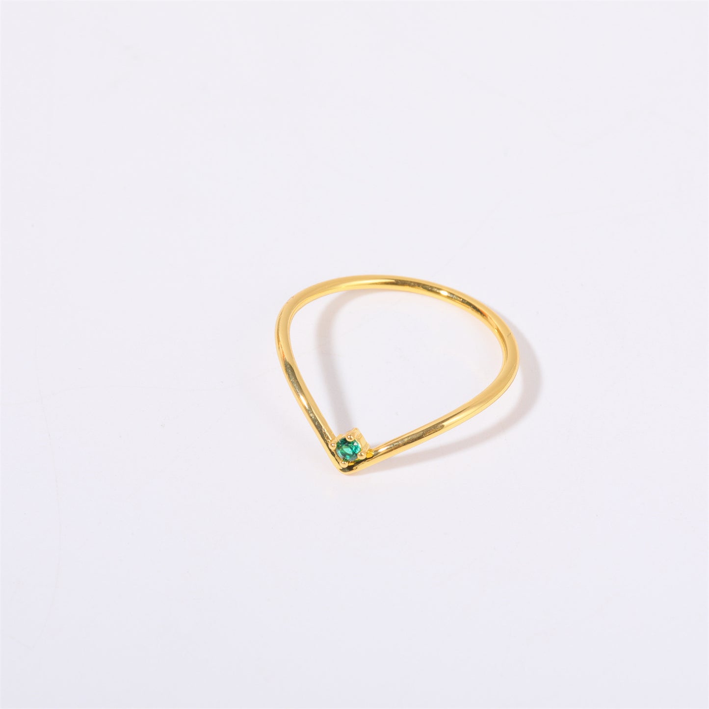 Titanium Steel December Birthday Stone Ring