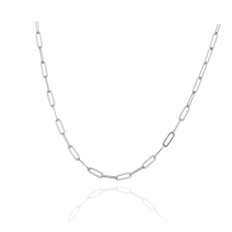 Stainless Steel Flat Chain Diy Jewelry Accessories
