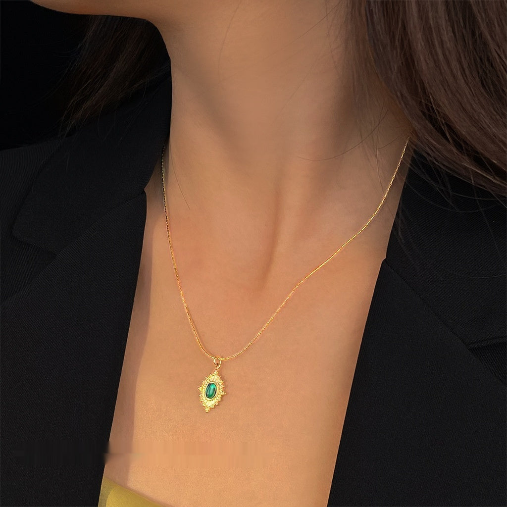 18K Gold Plated High Color Retention 304 Stainless Steel Necklace