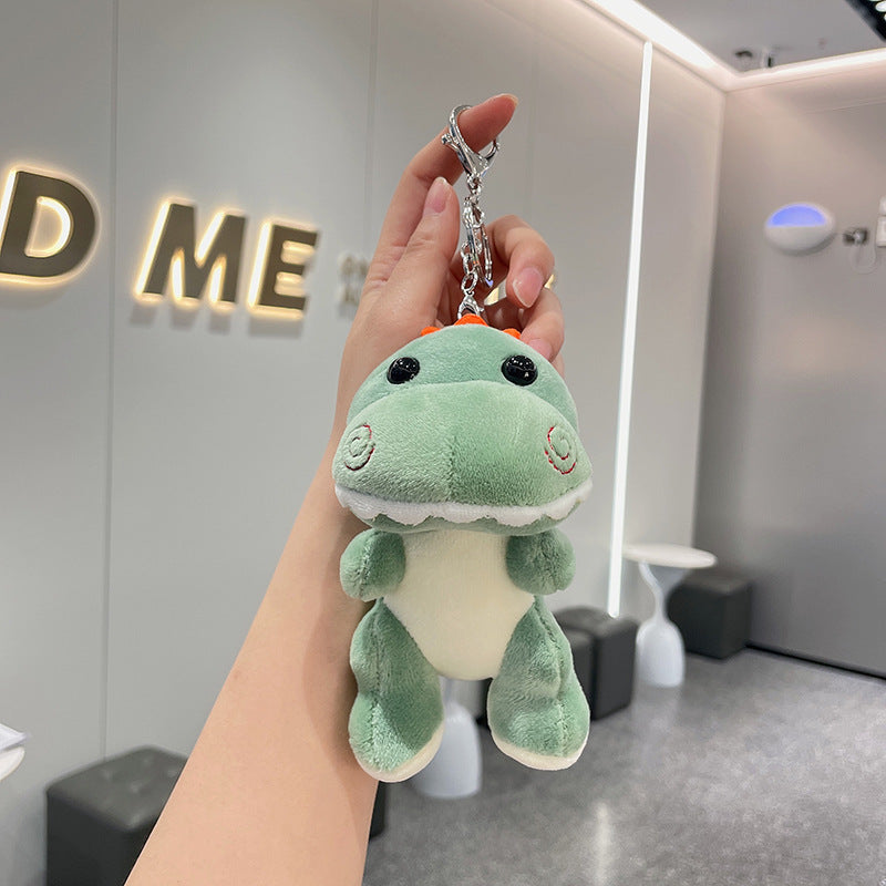 Small Dinosaur Plush School Bag Pendant Wedding Doll Doll Key Ring