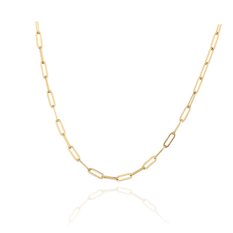 Stainless Steel Flat Chain Diy Jewelry Accessories
