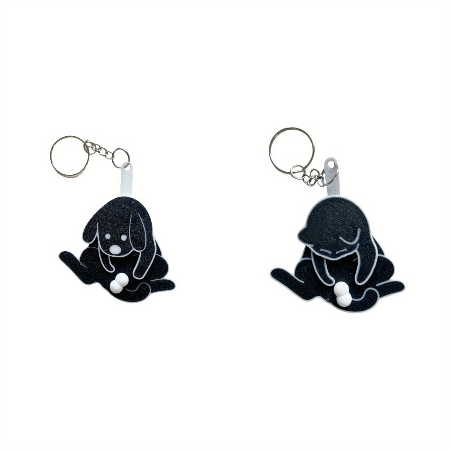 Creative Kitten Acrylic Pendant Can Be Transferred To Key Chain Accessories Student Cartoon Schoolbag