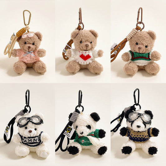Cartoon Plush Doll Keychain Pendant Accessories