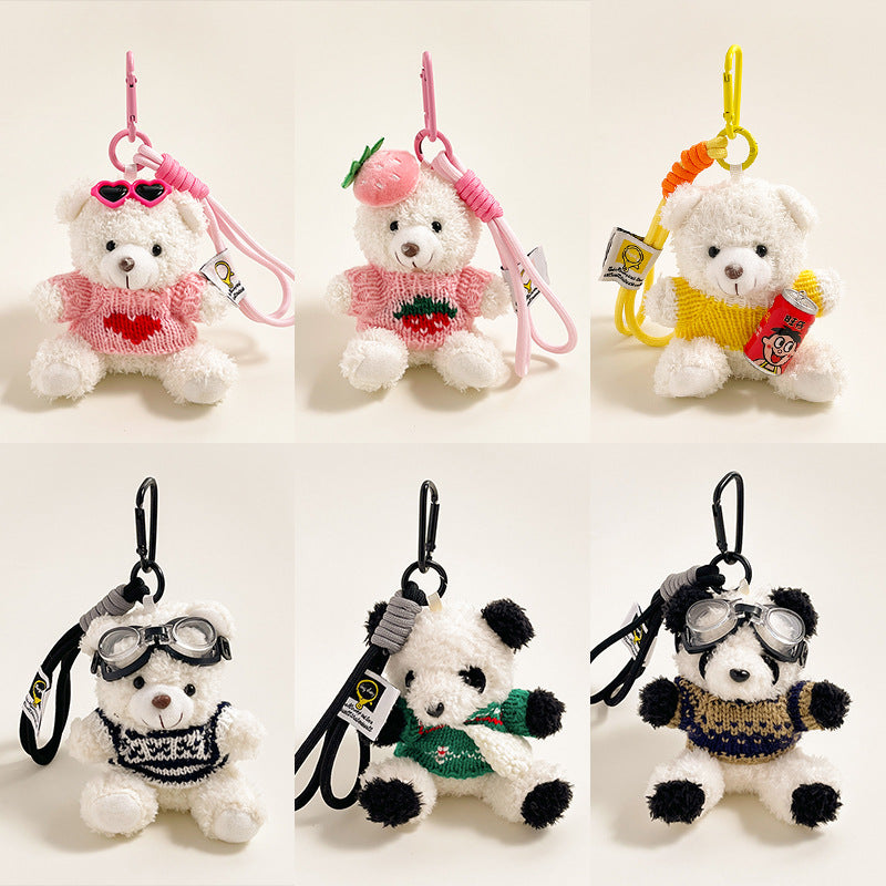 Cartoon Plush Doll Keychain Pendant Accessories