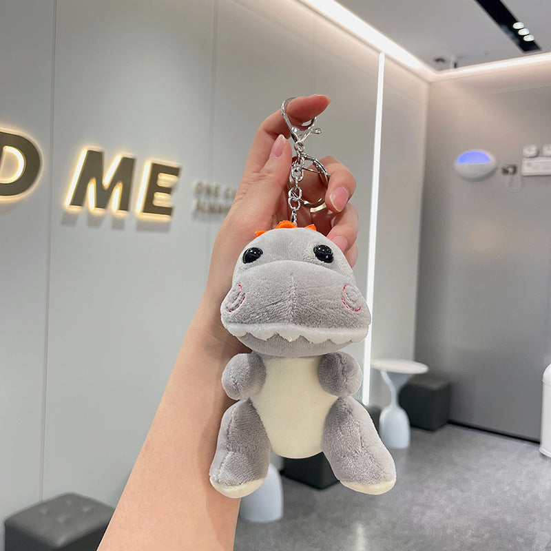 Small Dinosaur Plush School Bag Pendant Wedding Doll Doll Key Ring