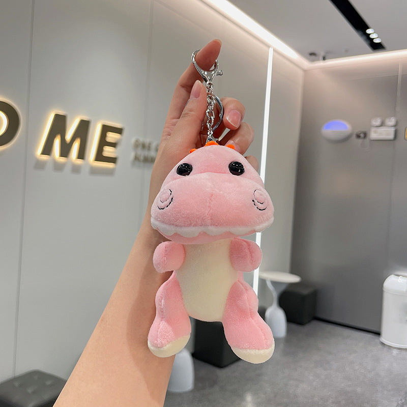 Small Dinosaur Plush School Bag Pendant Wedding Doll Doll Key Ring
