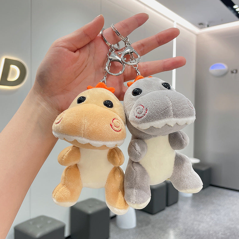 Small Dinosaur Plush School Bag Pendant Wedding Doll Doll Key Ring