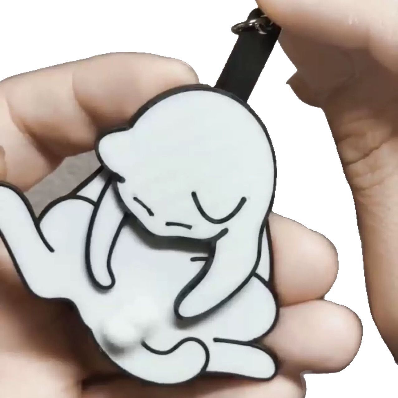 Creative Kitten Acrylic Pendant Can Be Transferred To Key Chain Accessories Student Cartoon Schoolbag