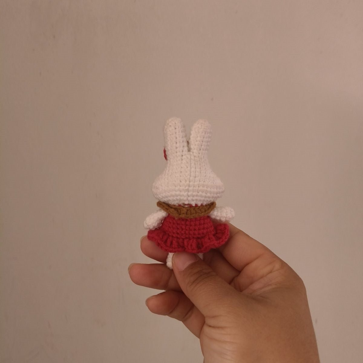 Hand-crocheted Cute Rabbit Key Chain
