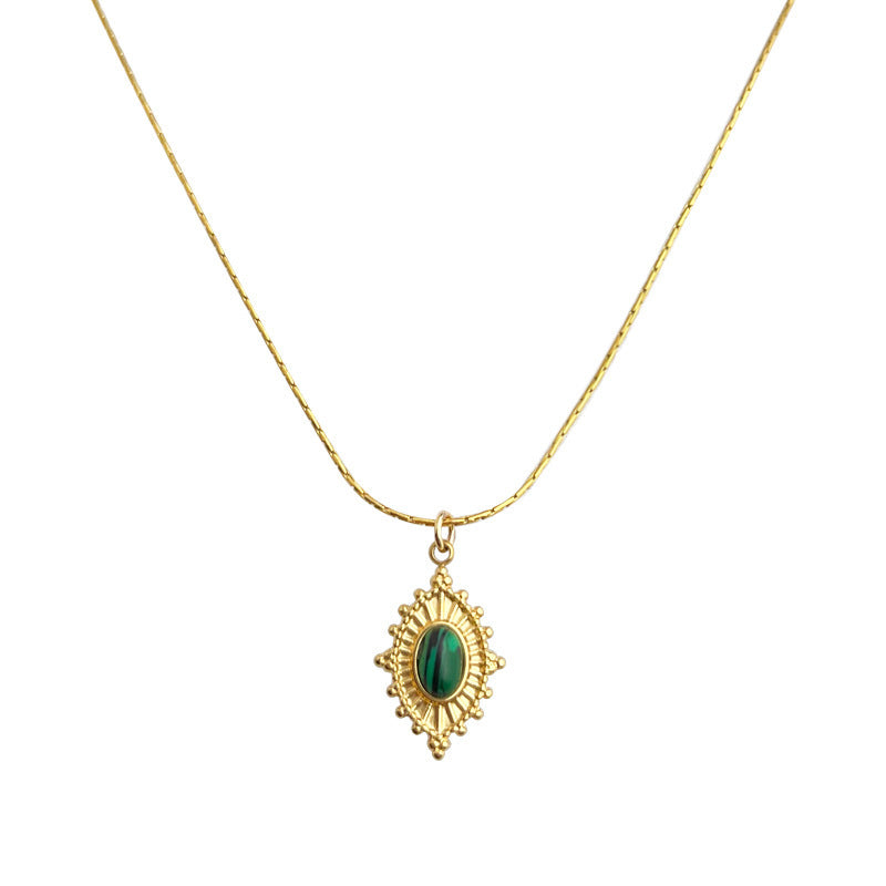 18K Gold Plated High Color Retention 304 Stainless Steel Necklace
