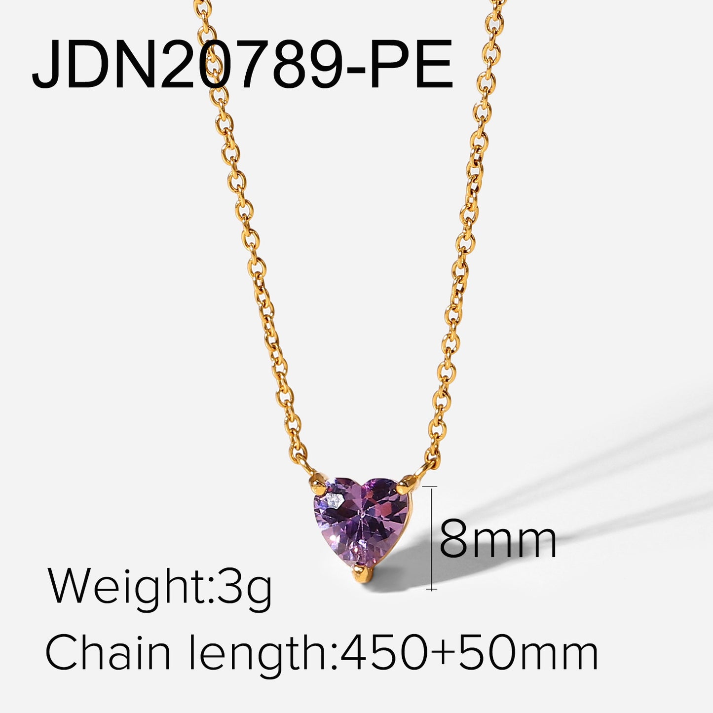 Fashion New 18K Gold Plated Stainless Steel Necklace