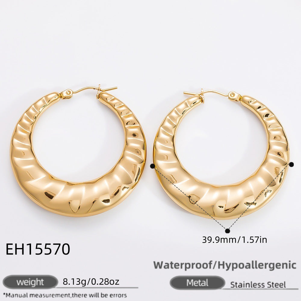 Stainless Steel Plating 18K Gold Does Not Fade Ear Clip Women