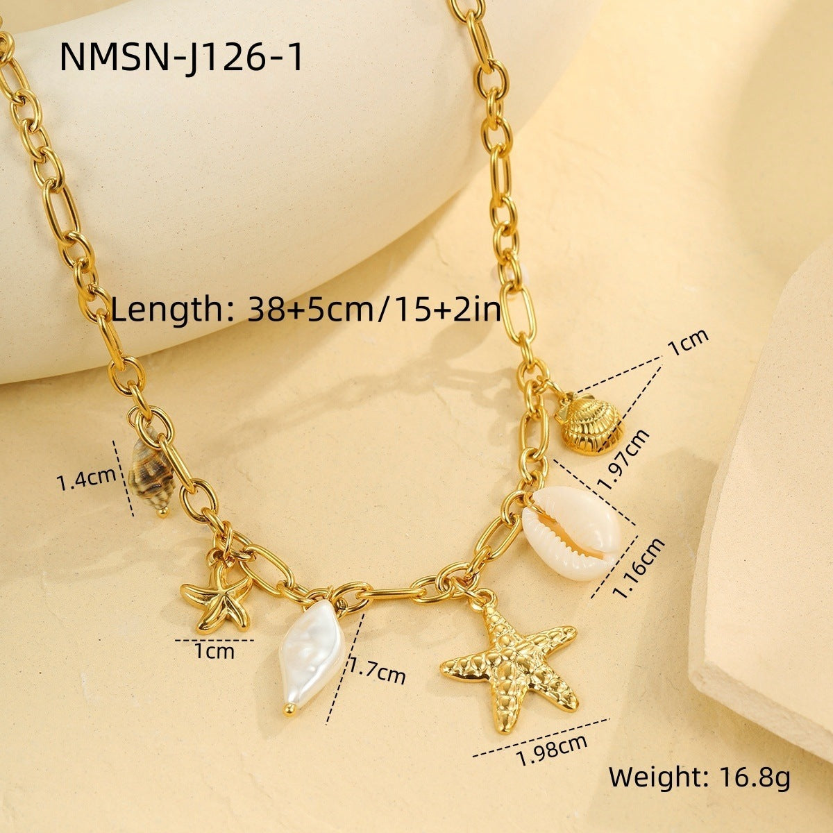 Shell Stainless Steel Necklace Clavicle Chain Jewelry