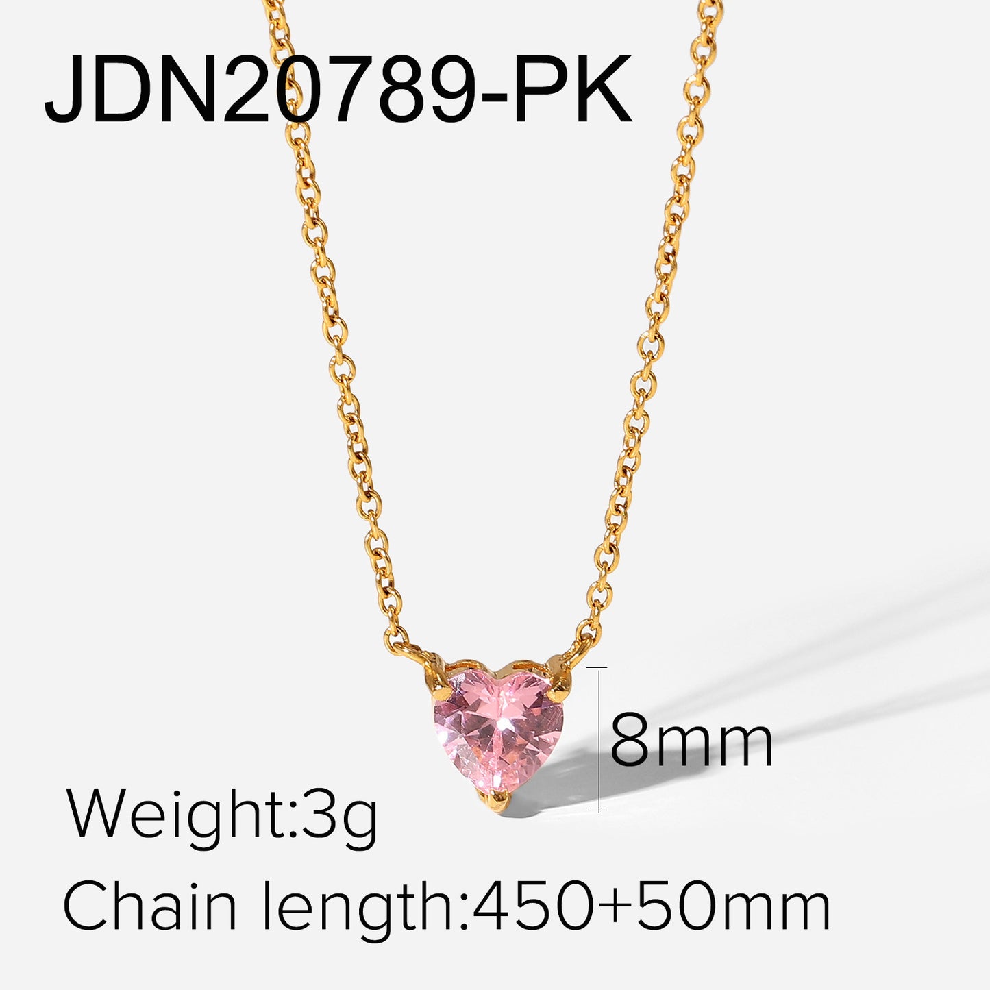Fashion New 18K Gold Plated Stainless Steel Necklace