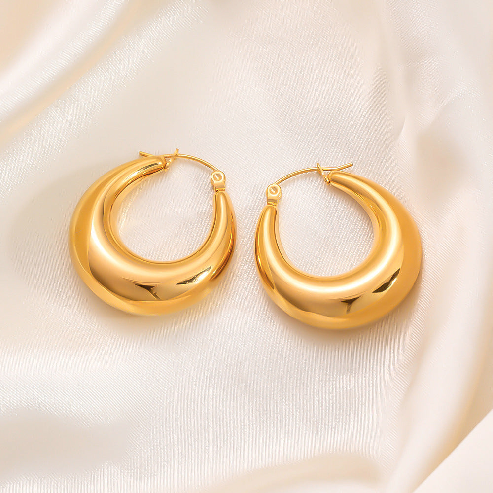 Stainless Steel Plating 18K Gold Does Not Fade Ear Clip Women