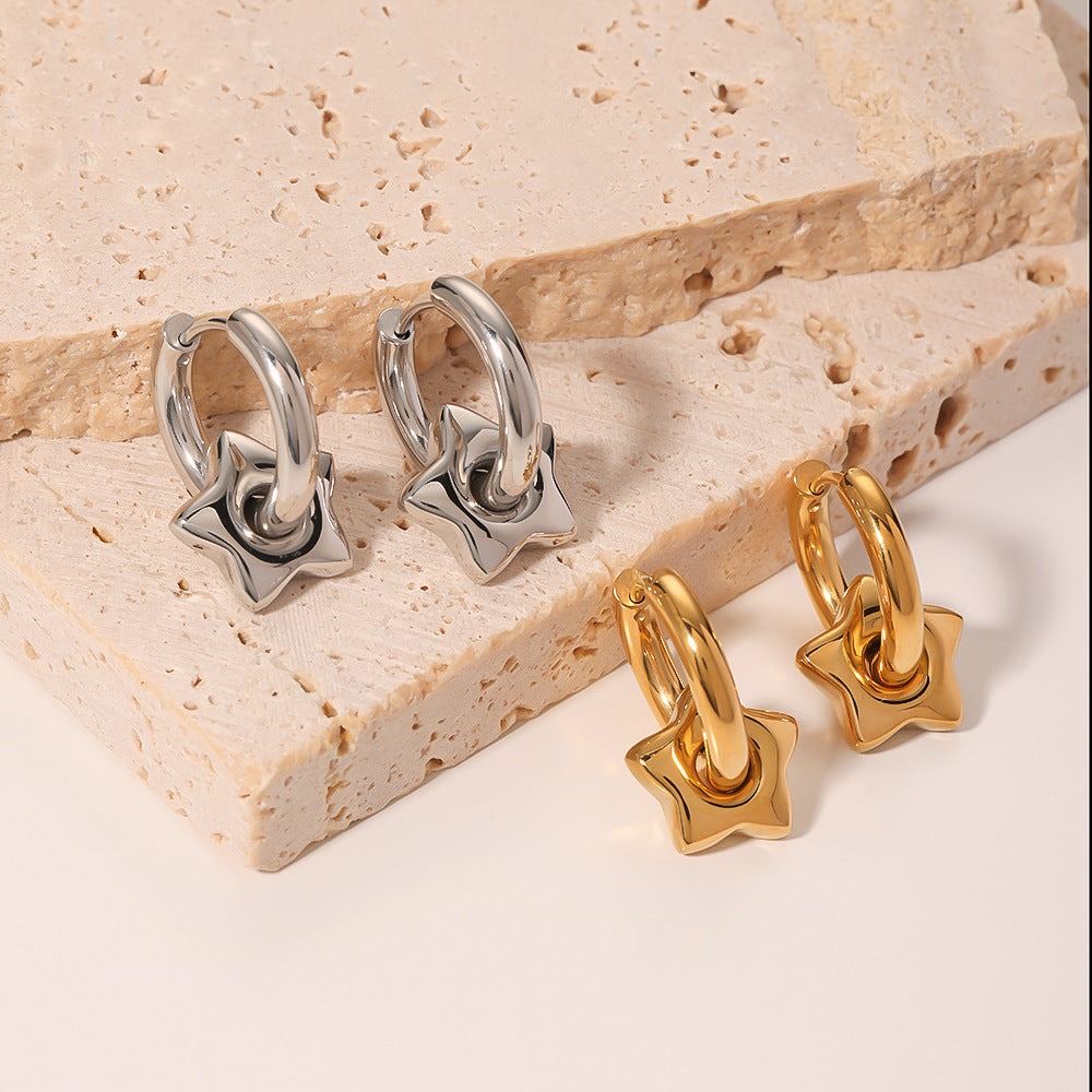 Color-preserving 18K Gold-plated Stainless Steel Earrings
