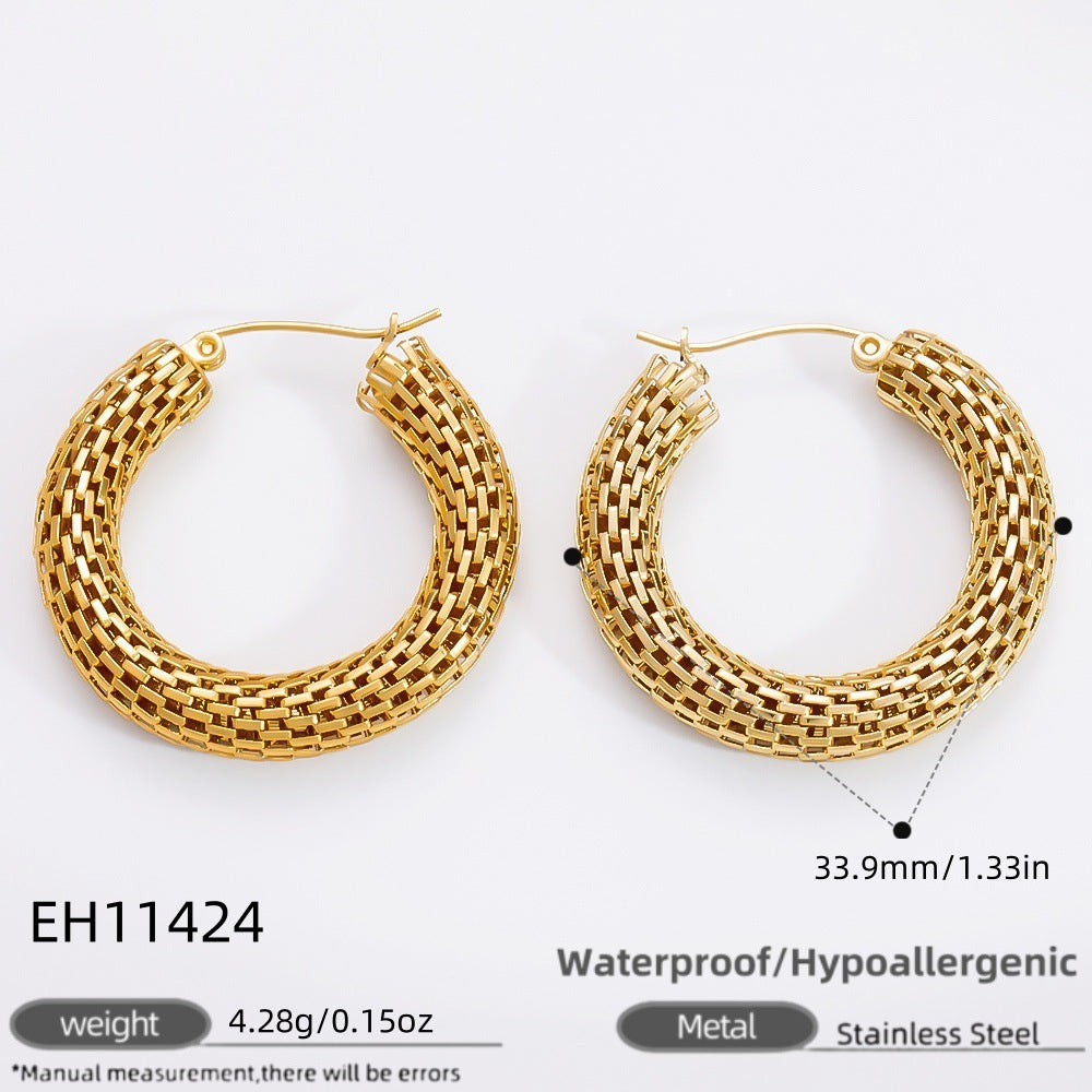 Stainless Steel Plating 18K Gold Does Not Fade Ear Clip Women