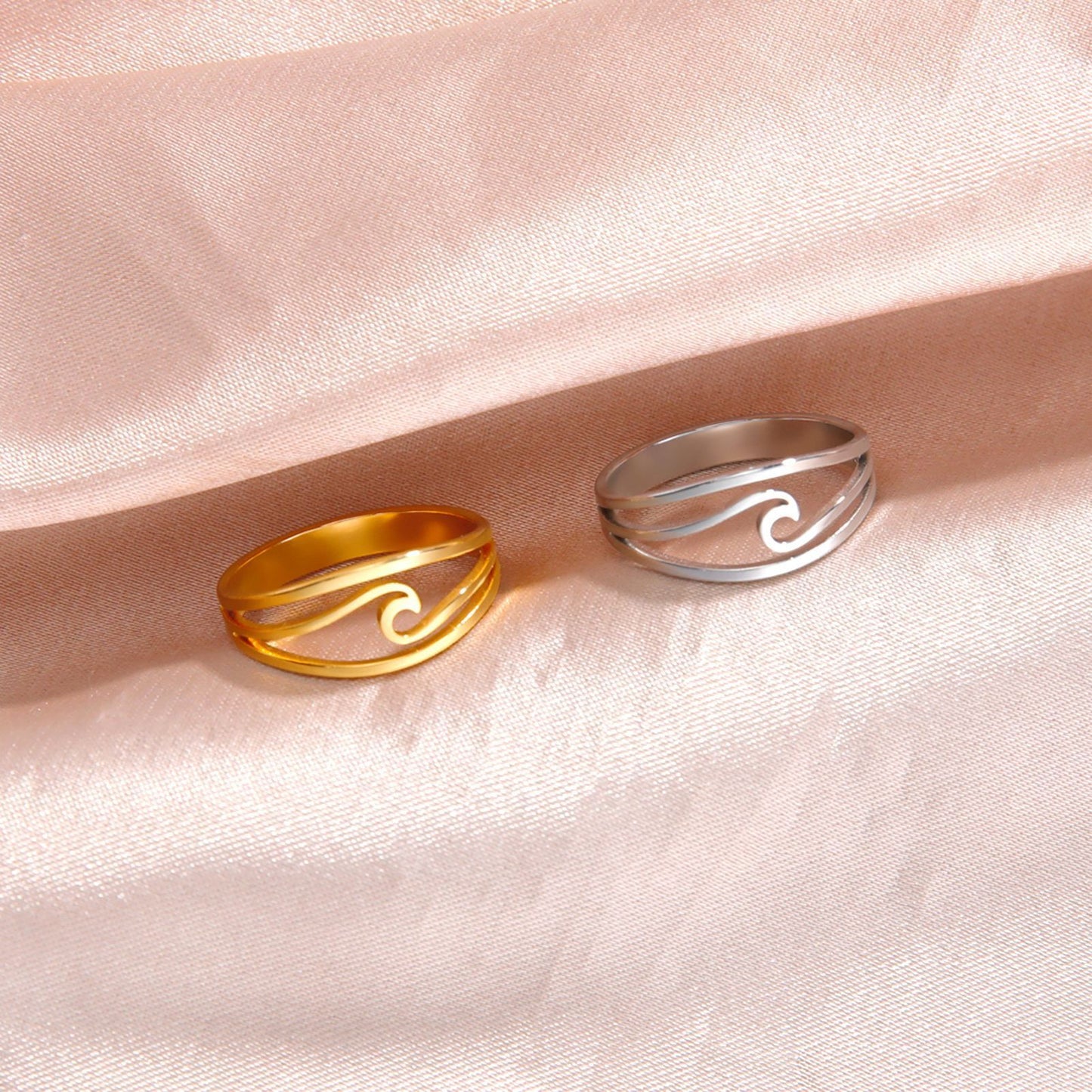 Men's And Women's Rings Stainless Steel Minimalist