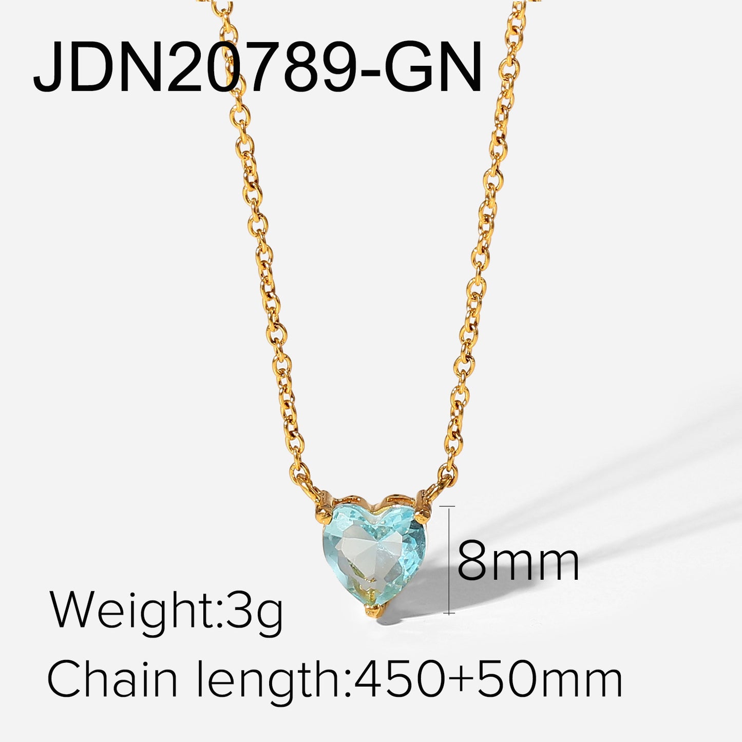 Fashion New 18K Gold Plated Stainless Steel Necklace