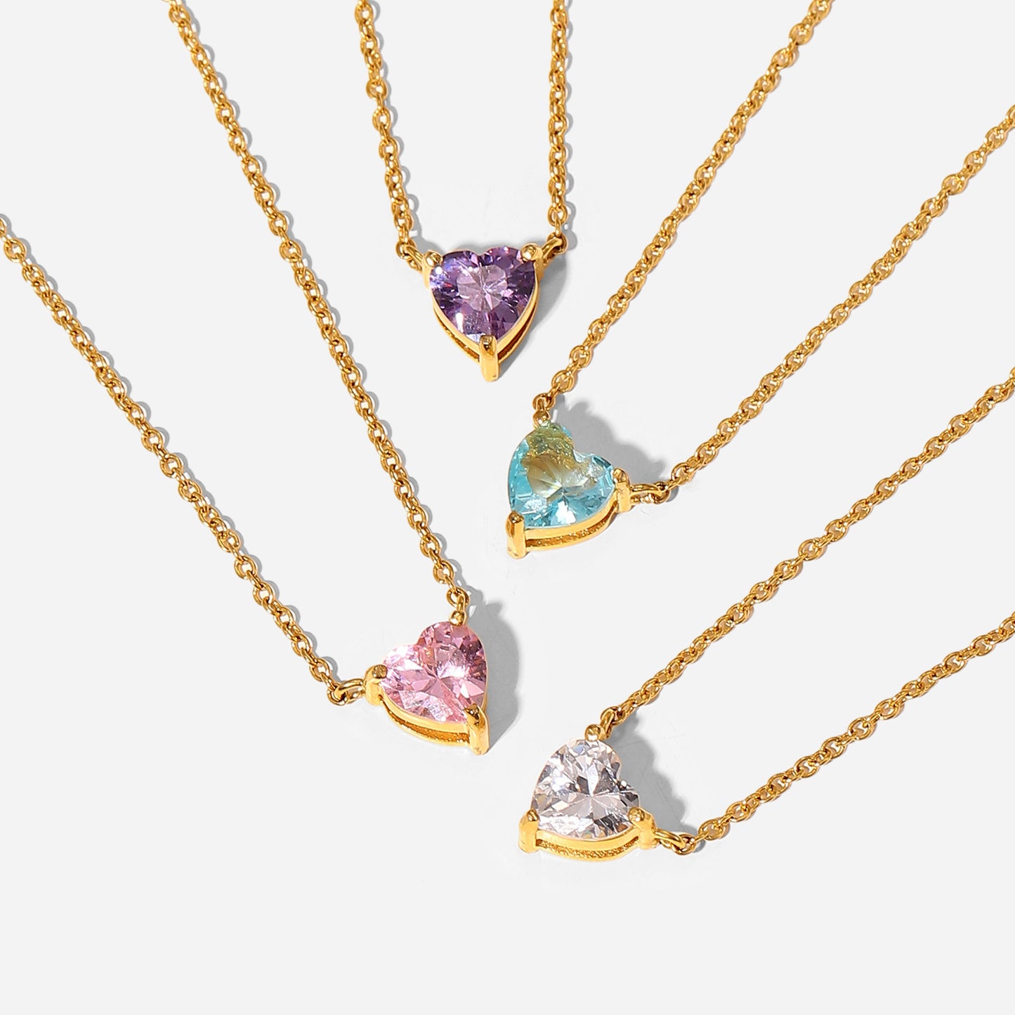 Fashion New 18K Gold Plated Stainless Steel Necklace