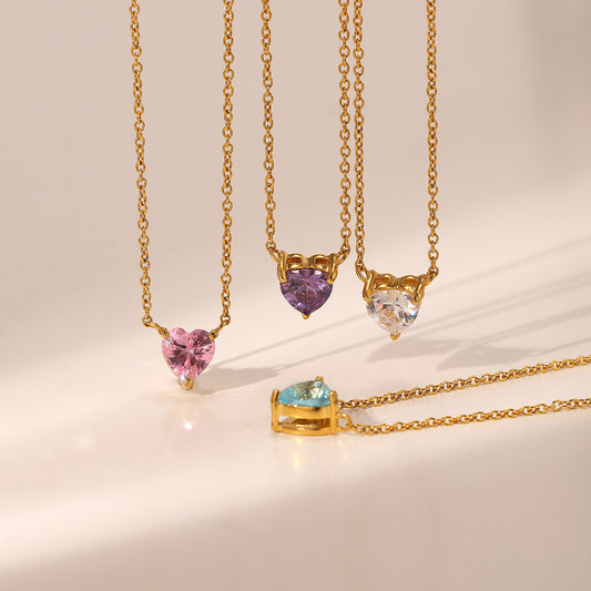 Fashion New 18K Gold Plated Stainless Steel Necklace