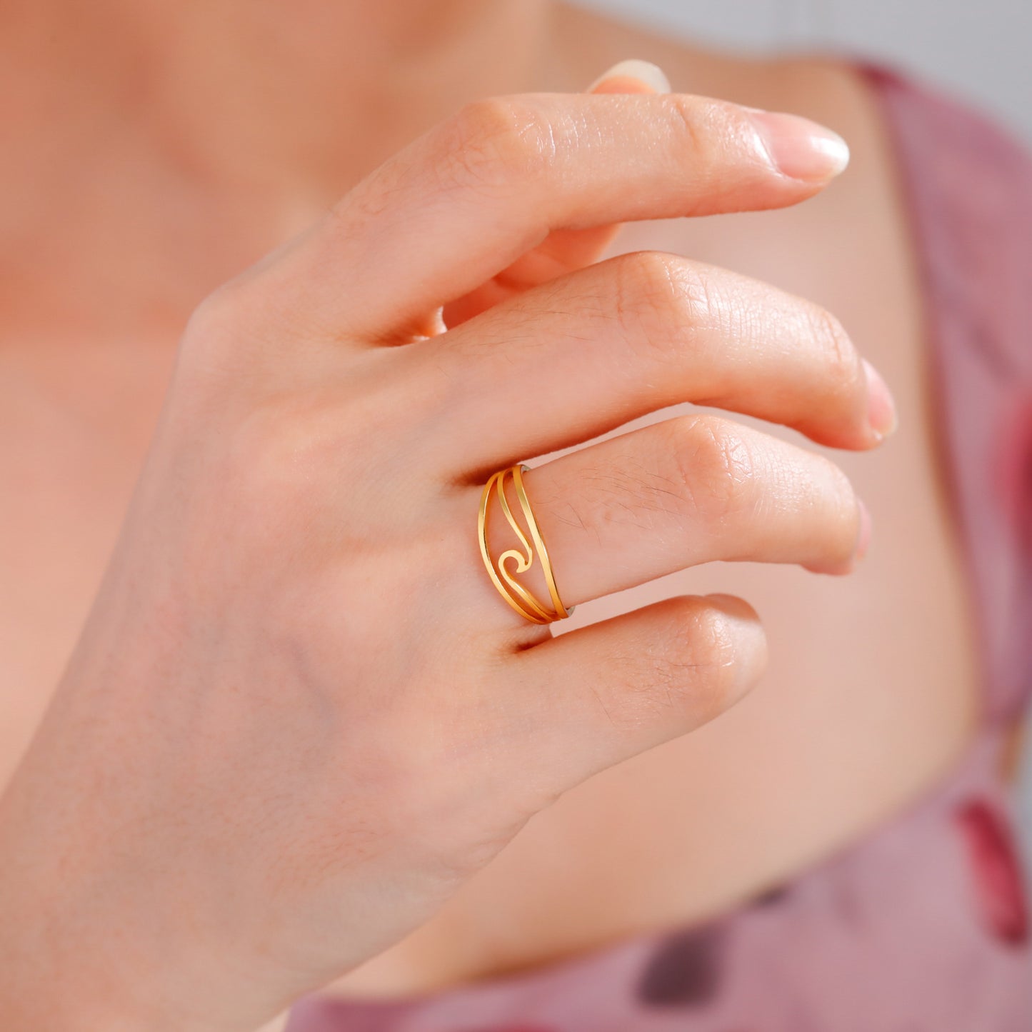 Men's And Women's Rings Stainless Steel Minimalist