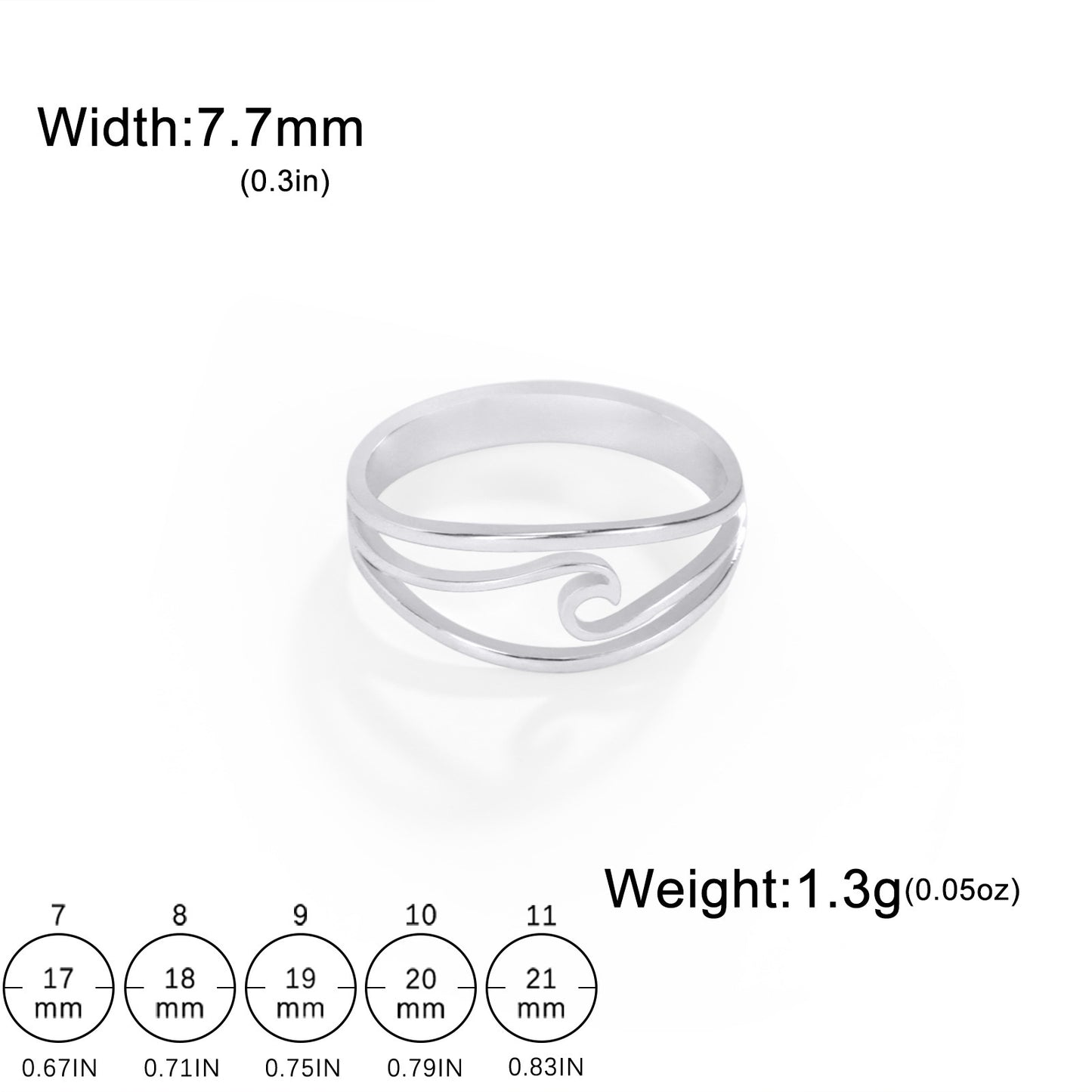 Men's And Women's Rings Stainless Steel Minimalist