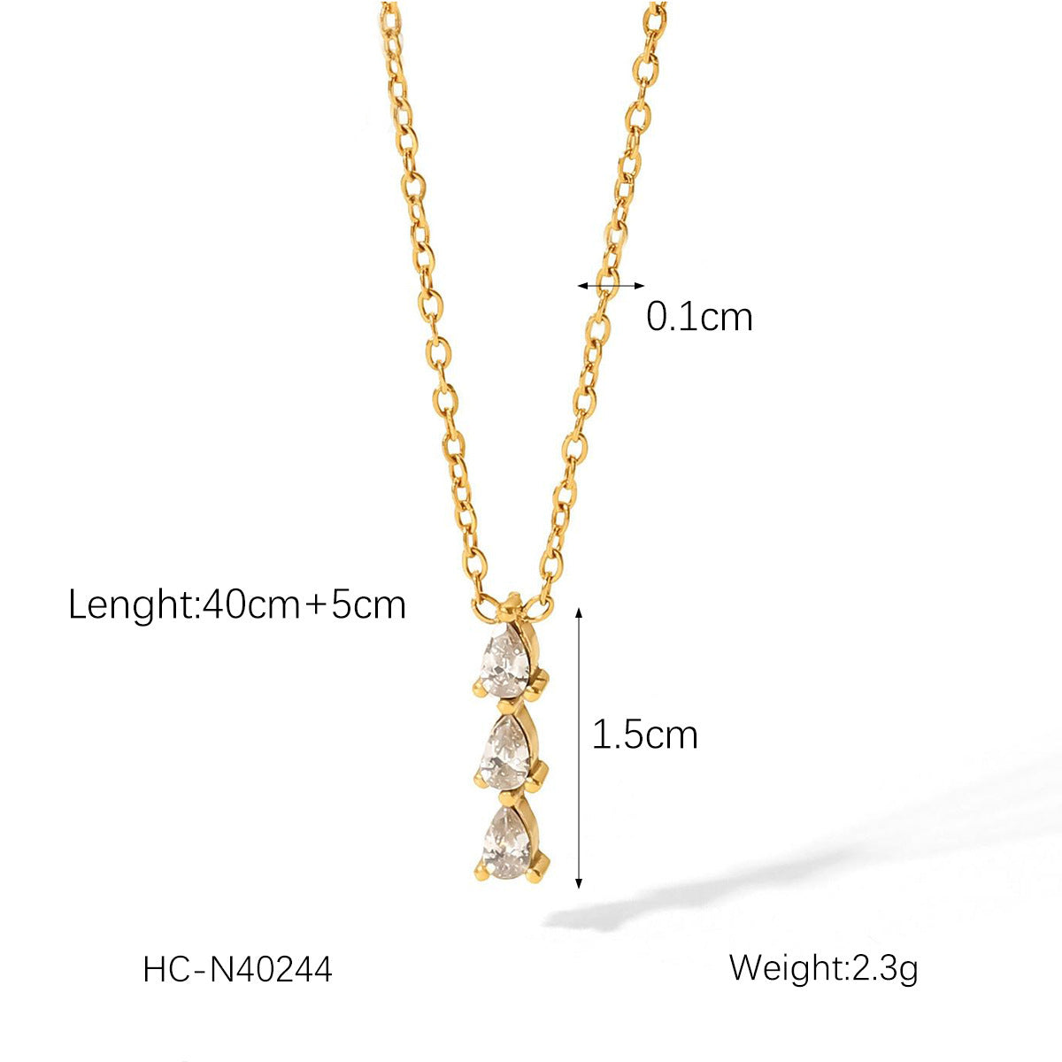 18K Gold Plated Stainless Steel Sun Pendant Necklace For Women